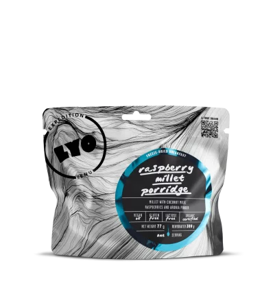 Органична Закуска с Просо, Малини и Арония LYO Millet Porridge 300g