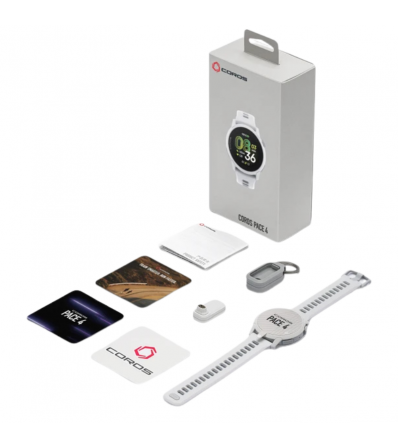 Часовник Coros PACE 4 White Silicone